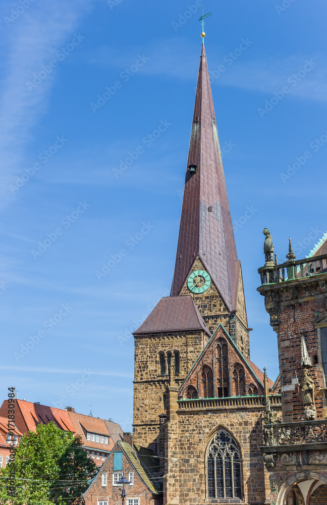Tower of the church of our lady in Bremen