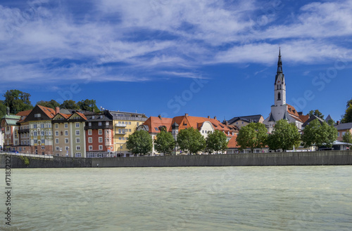 Townscape Bad Toelz, Bavaria, Germany