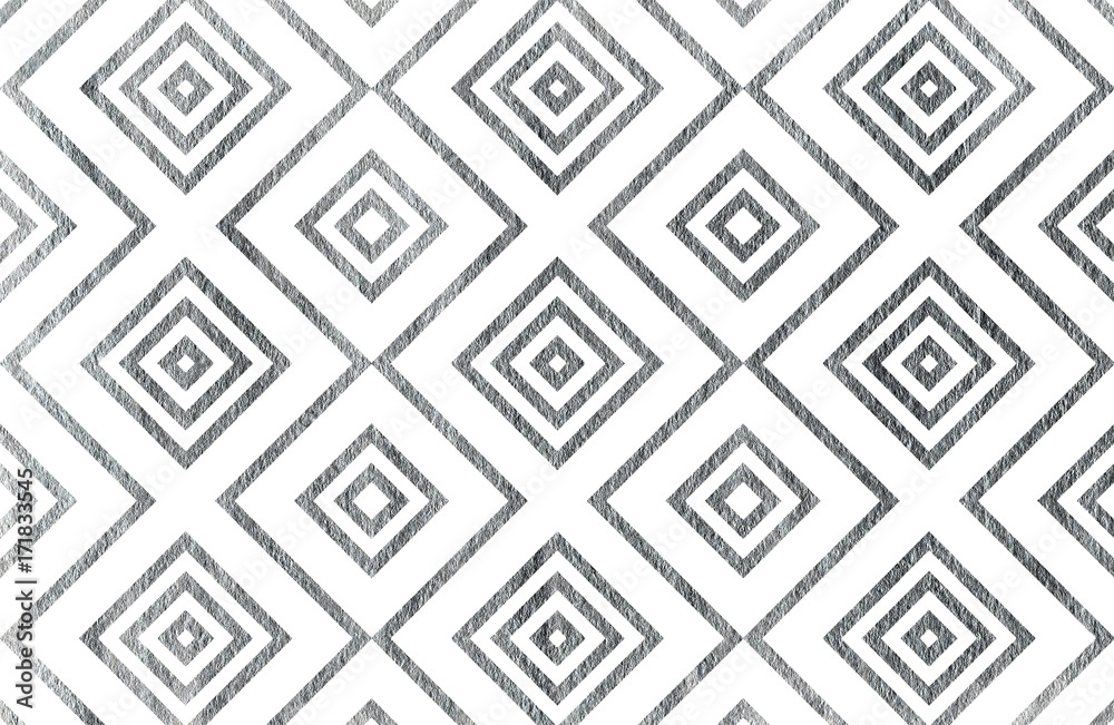 Silver geometrical pattern. Silver geometrical pattern.