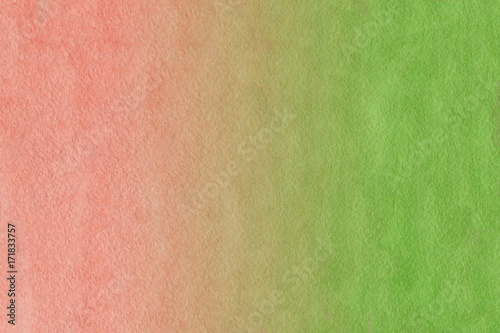 Abstract pink and green watercolor background
