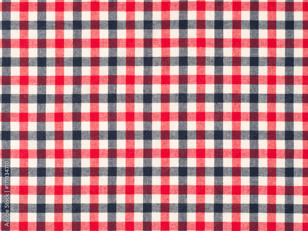 チェック柄の布