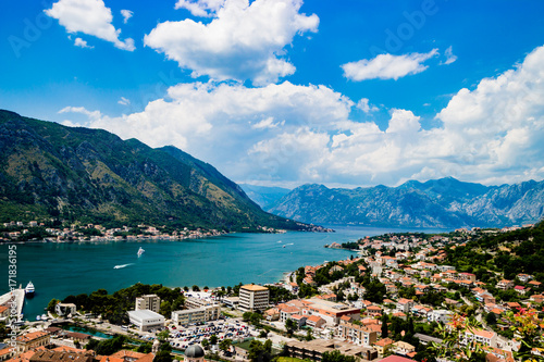 Magnificent view of Kotor Montenegro