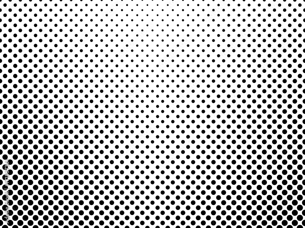 Gradient half tone dots background. Pop art texture. Pop art template.  Vector illustration. Stock Vector | Adobe Stock