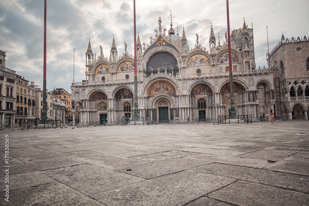 Early morning at Piazza San Marco, Venice, Italy
