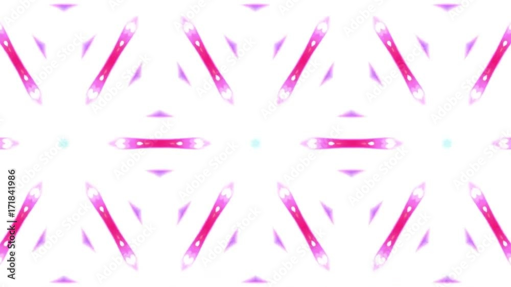 ornamental geometric caleidoscope light stars moving pattern New quality universal motion dynamic animated colorful joyful dance music video footage loop