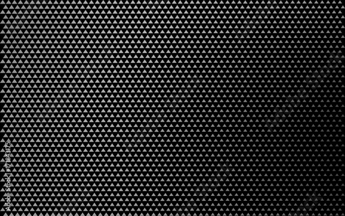 gray triangles. grey black background pattern. monochrome grunge texture. halftone effect. dark vector illustration