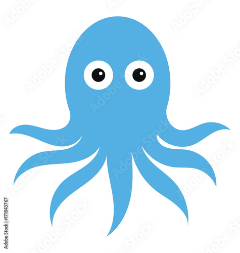 Octopus Vector Icon
