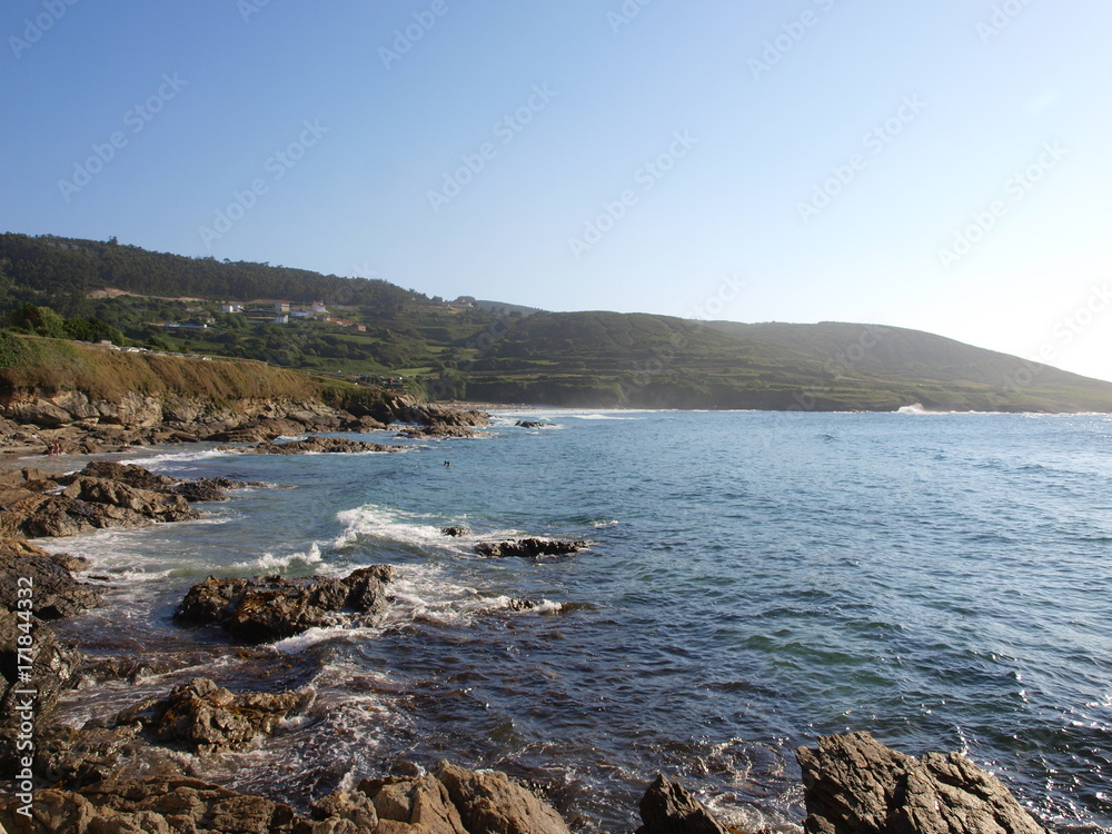 Galician coast in summer