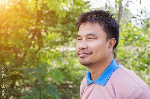 Smiling young man