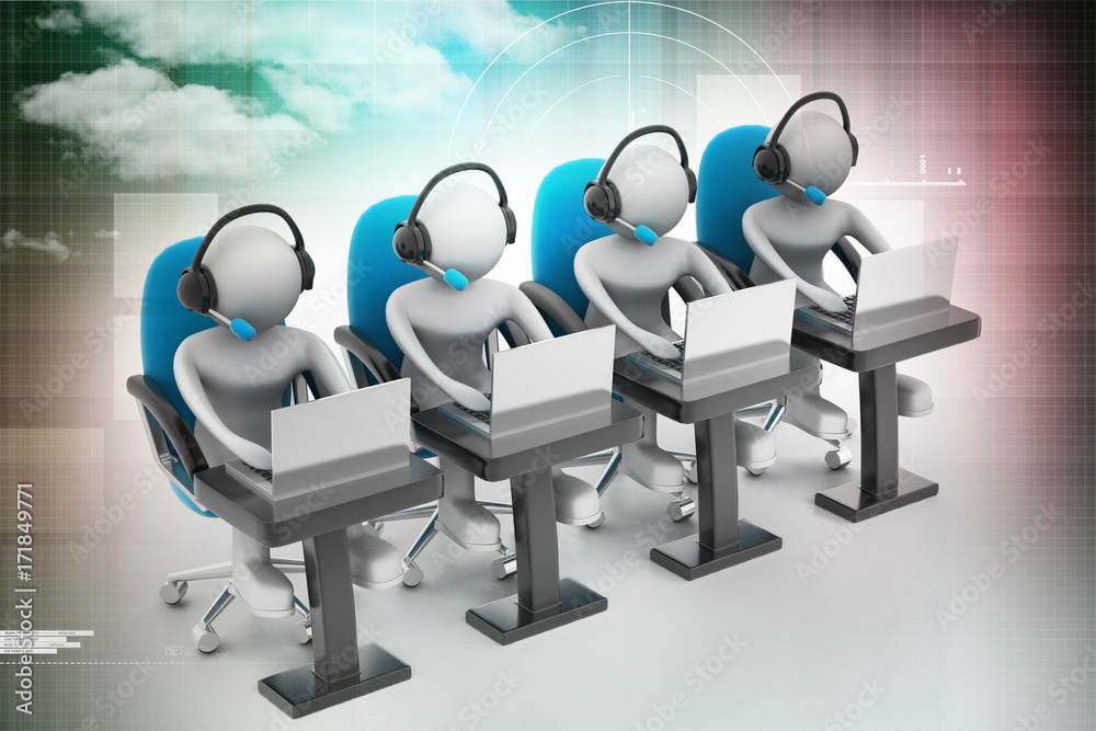 Businessman with a laptop, team work concept Businessman with a laptop, team work concept
