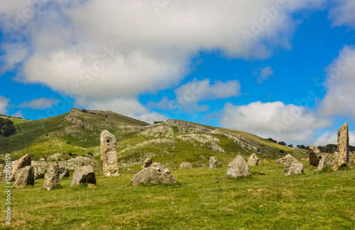 Crómlech, monumento megalítico, Valle de Aézcoa, Navarra, España