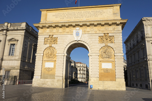 The beautiful city of Montpellier in France © vicenfoto