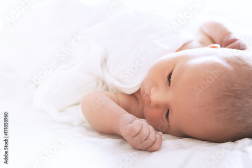 Newborn baby first days of life.