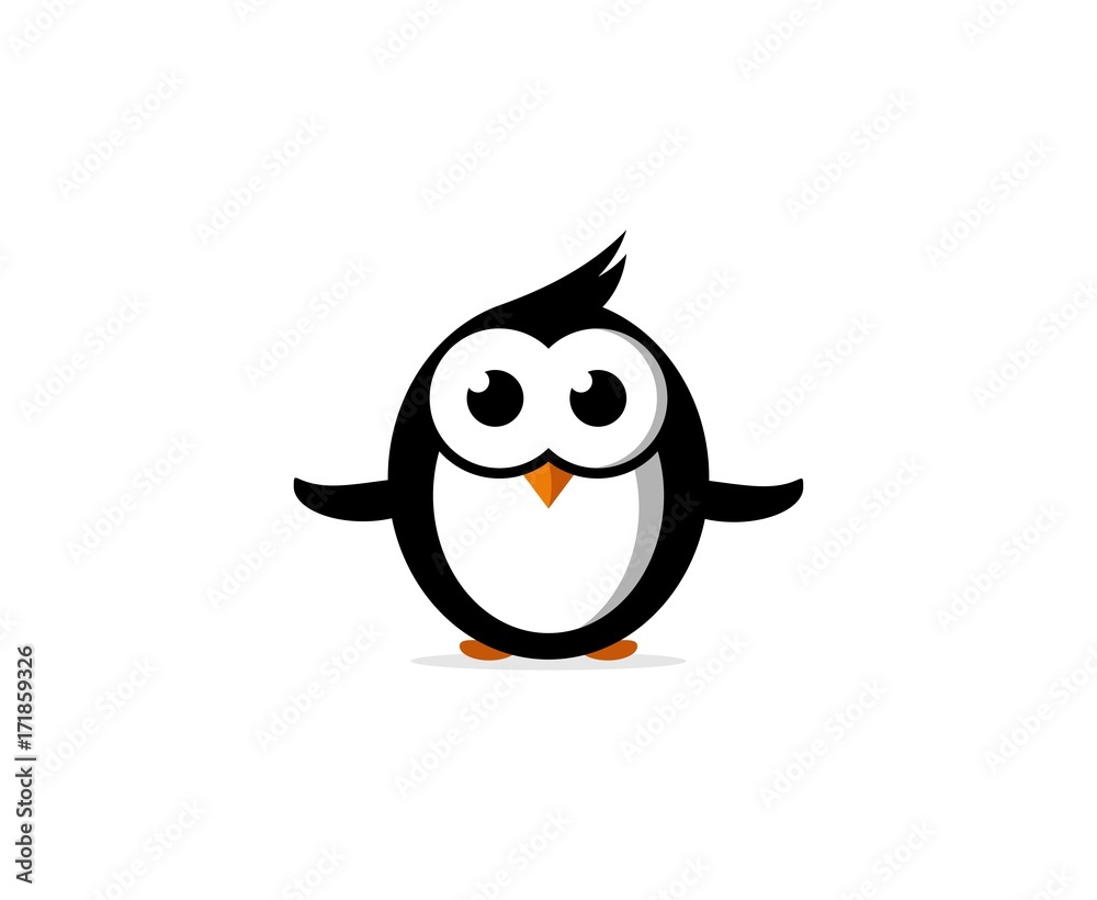 Fototapeta premium Penguin logo