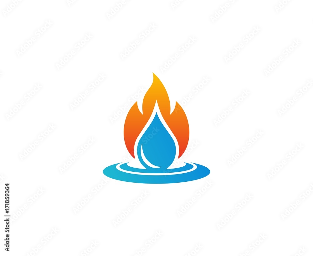 Water drop logo
