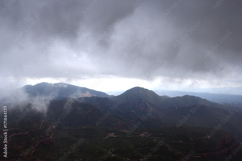 Misty mountains  Montserrat 