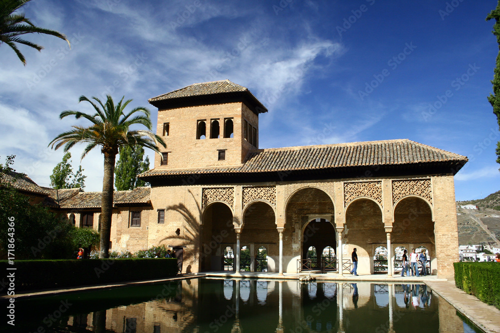 Fototapeta premium Villa, Spain, reflections, fancy