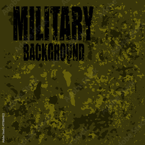 Camouflage military background. Vector illustration.