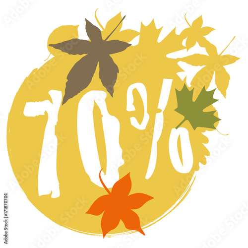 70% Button Autum