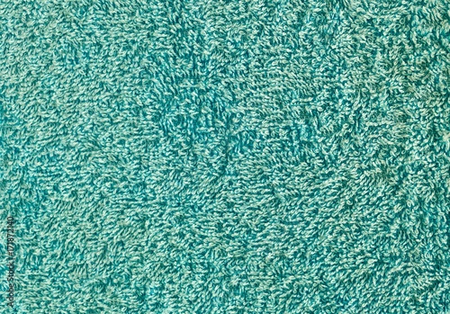 Detail of The Green Bath Towel Texture