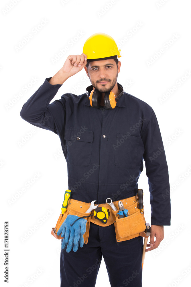 Smiling worker Smiling worker