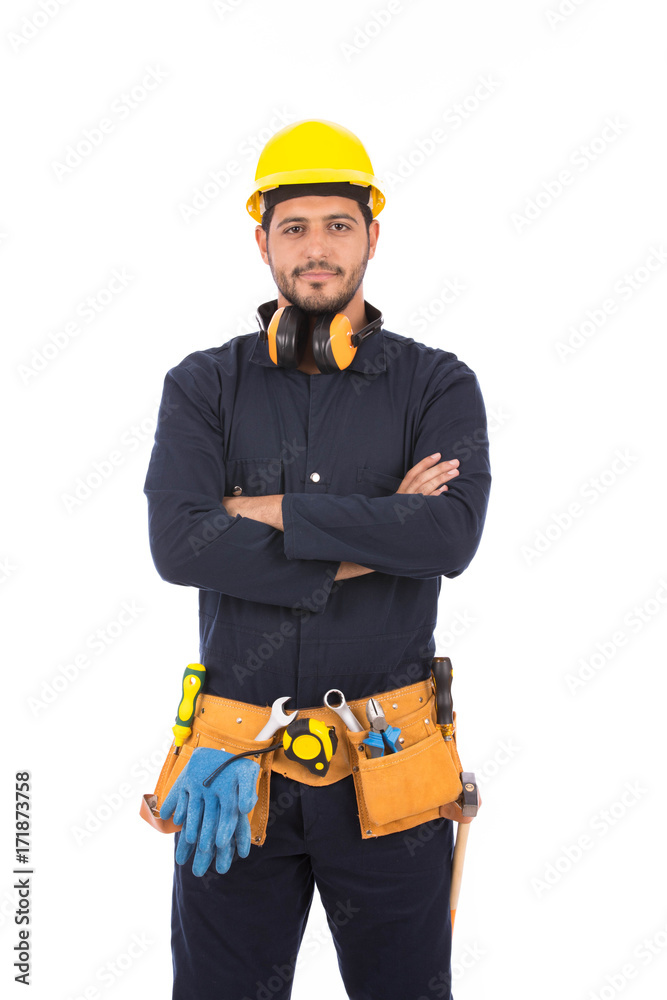 Smiling worker Smiling worker