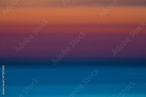 Defocused sunset background