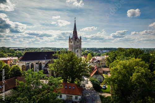 Church in Cesis, Latvia