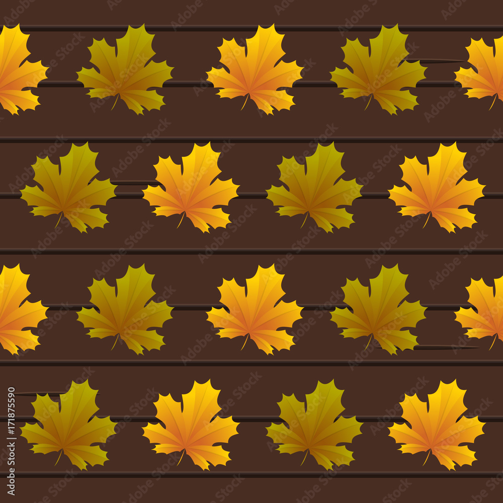 Seamless Leaves pattern Vector background Seamless Leaves pattern Vector background