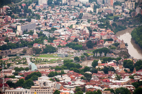 Panoramic view .Tbilisi, Georgia.