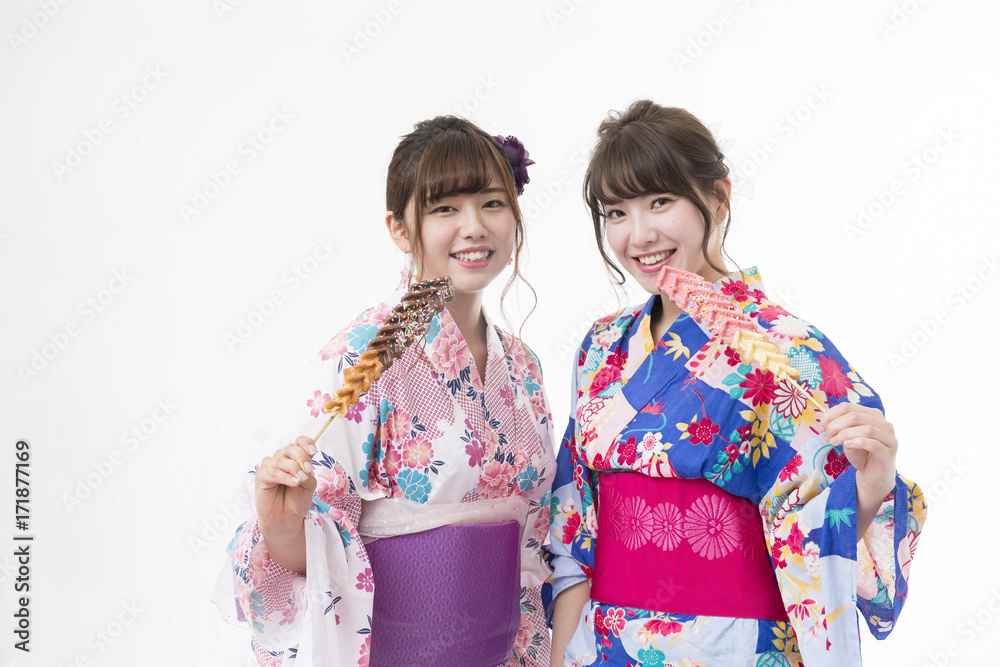 浴衣の女性 浴衣の女性