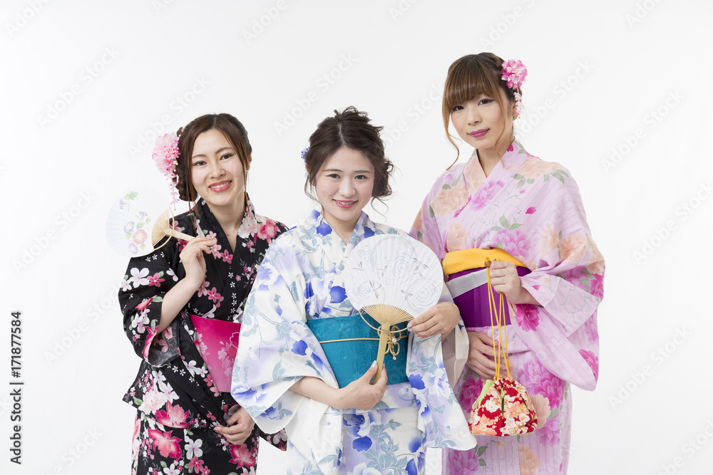 浴衣の女性 浴衣の女性