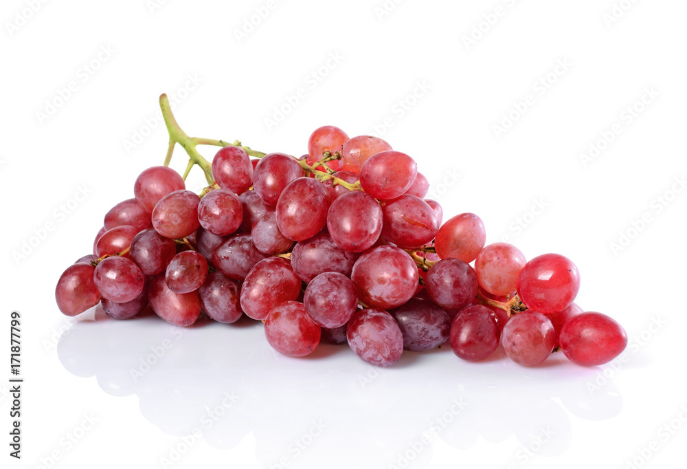 .Healthy food. Close-up view fresh ripe bunch of grape