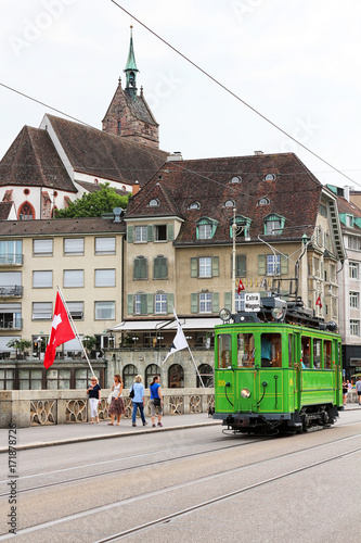 Tramway in Basel - Switzerland