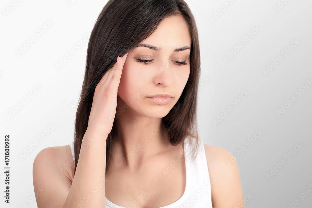 Woman In Pain. Closeup Of Beautiful Young Female Feeling Painful Toothache, Touching Face With Hand. Sad Stressed Girl Feeling Strong Teeth, Jaw Or Neck Pain. Dental Health And Care. High Resolution Woman In Pain. Closeup Of Beautiful Young Female Feeling Painful Toothache, Touching Face With Hand. Sad Stressed Girl Feeling Strong Teeth, Jaw Or Neck Pain. Dental Health And Care. High Resolution
