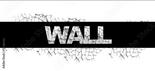 wall word text concept black white design typography