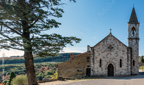 The Church of the village of Vernazzano - Tuoro sul Trasimeno, Umbria