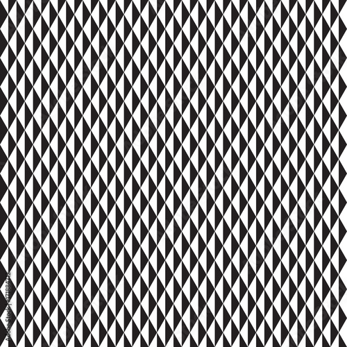Seamless black and white triangle pattern background