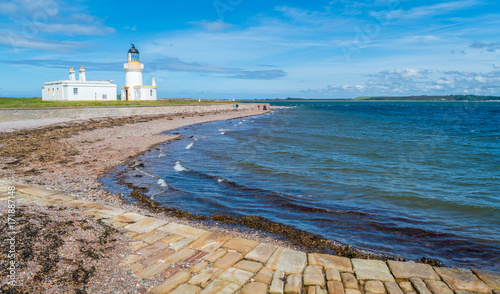 Chanonry Point, at the end of Chanonry Ness, a spit of land extending into the Moray Firth between Fortrose and Rosemarkie on the Black Isle, Scotland. photo