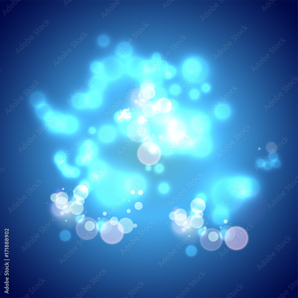Cool lights background bokeh Illustration Cool lights background bokeh Illustration