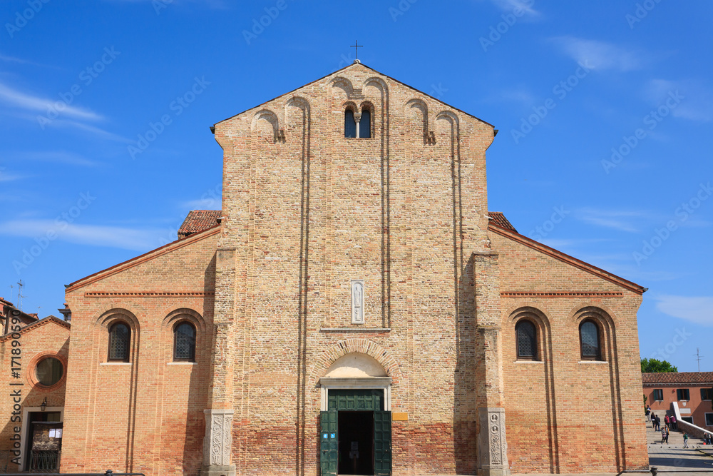 Murano church facade,Venice