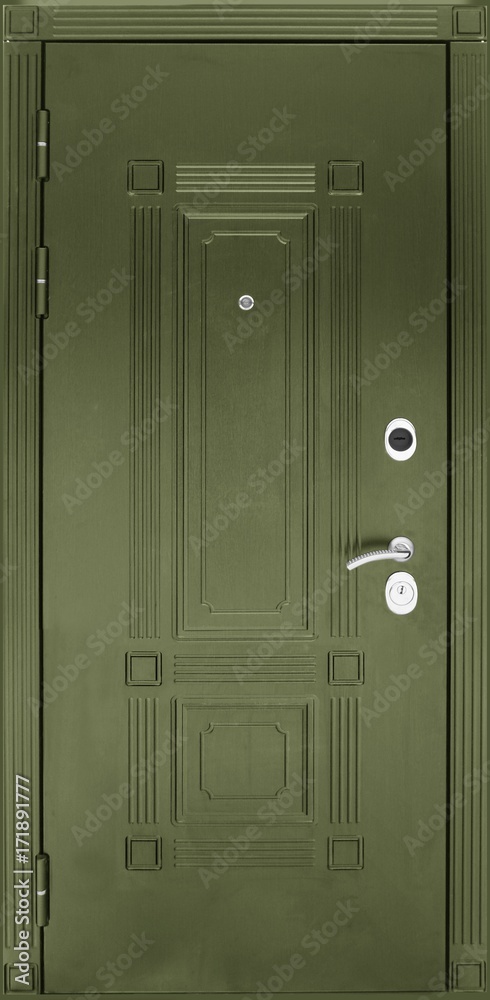 Fototapeta premium Entrance door (metal door)