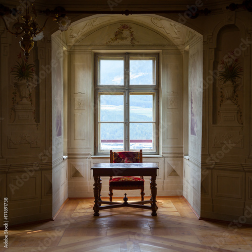 GRESSONEY, ITALY - January 6th: Interior of Castle Savoia