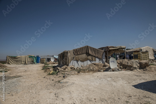 unofficial refugee camp in Reyhanli photo