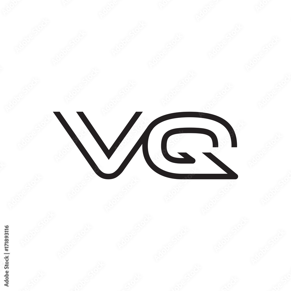 initial letter logo line unique modern VA to VZ initial letter logo line unique modern VA to VZ