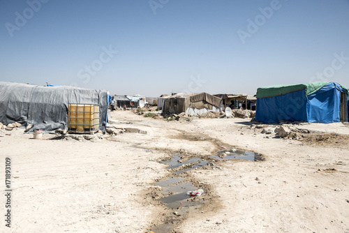 unofficial refugee camp in Reyhanli