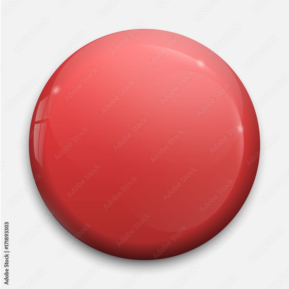 glossy badge or button glossy badge or button