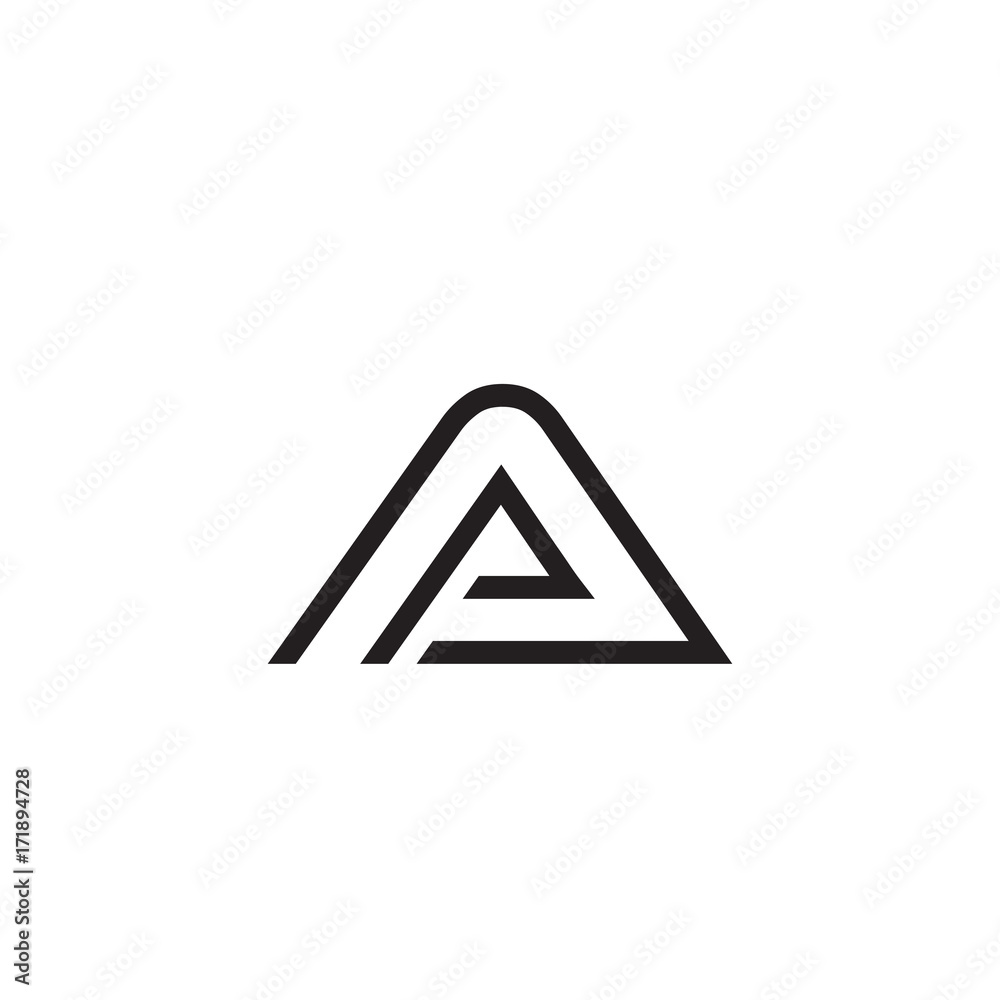 initial letter logo line unique modern initial letter logo line unique modern