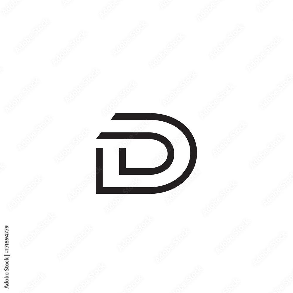 initial letter logo line unique modern initial letter logo line unique modern
