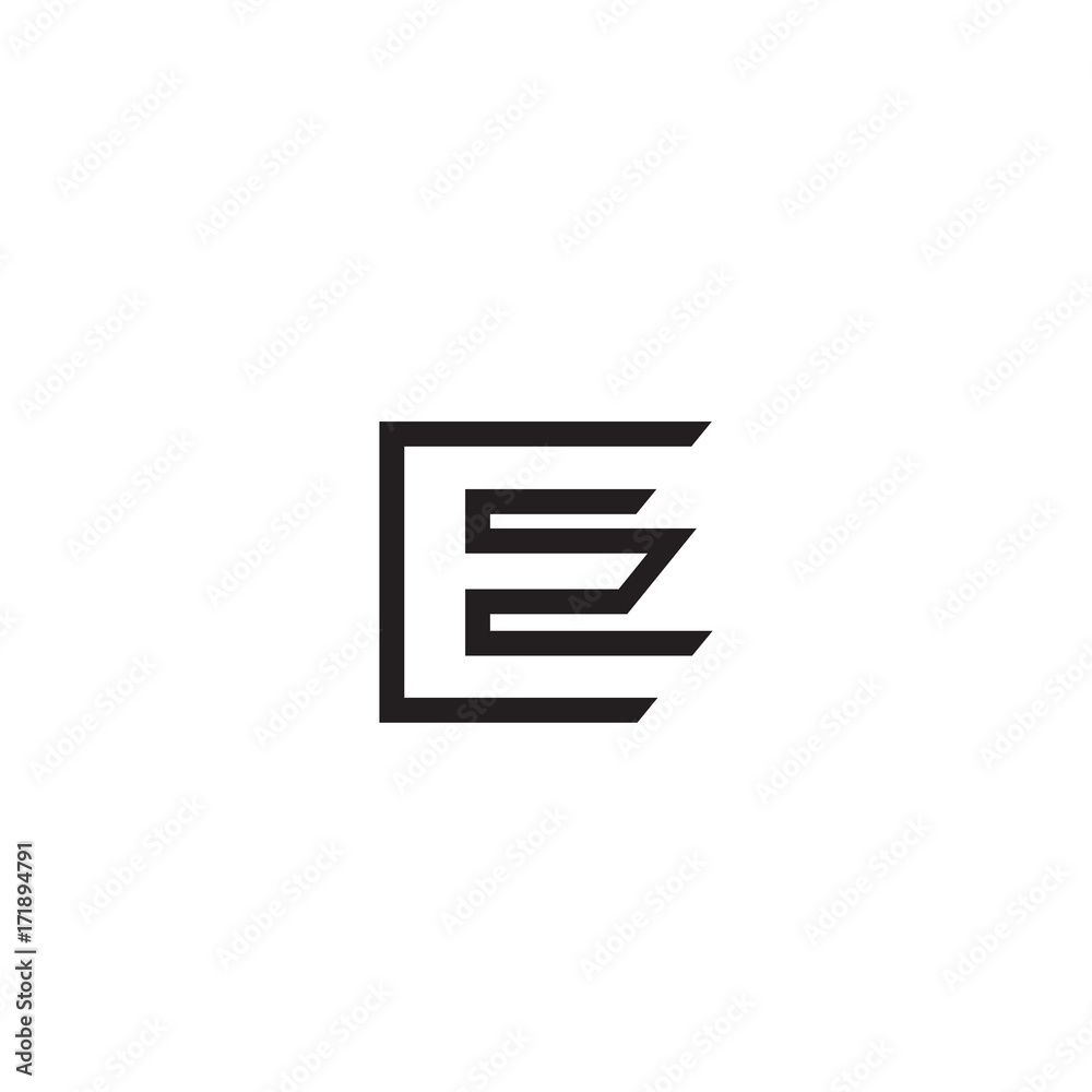 initial letter logo line unique modern initial letter logo line unique modern